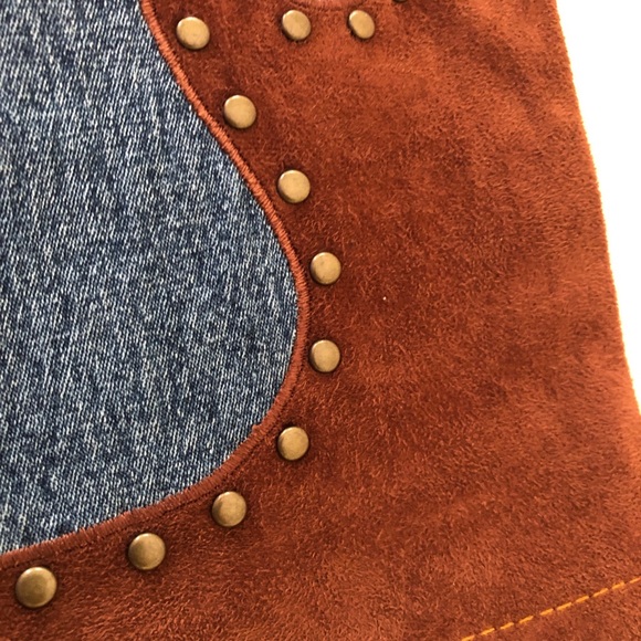 Diane Gilman Riding Suede Jeans studded - Picture 4 of 8